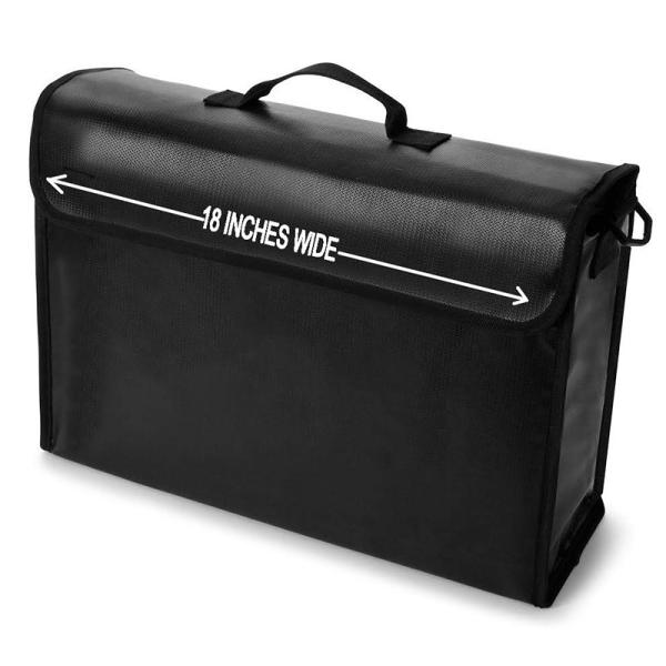 Extra Large Fire Resistant Document Bag For College Yearbooks / Bulging Photo Albums