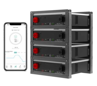 5kwh 10kwh 15kwh 20kwh 48v 51.2v 50ah 100ah 200ah 300ah Lifepo4 Bateria solar 6000 Ciclo Bateria de lítio para casa
