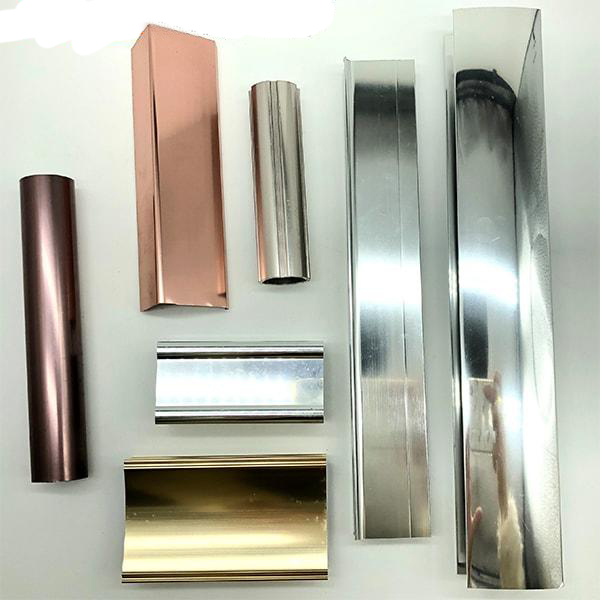 6063 T5 Bright Silver Polished Aluminum Profile Building Decoration