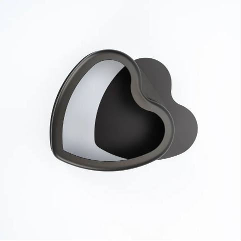 Подвижная алюминиевая пекарня для тортов с сердцем