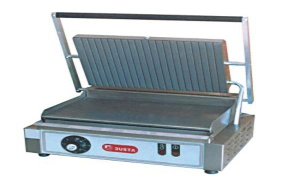 Kitchen Commercial Snack Bar Equipment 1.8kw , 5 Roller Panini Grill Machine