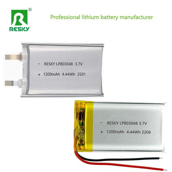 3.7V 1200mAh Low Discharge Rate Lithium Polymer Battery LiPo Rechargeable Battery for GPS Locator