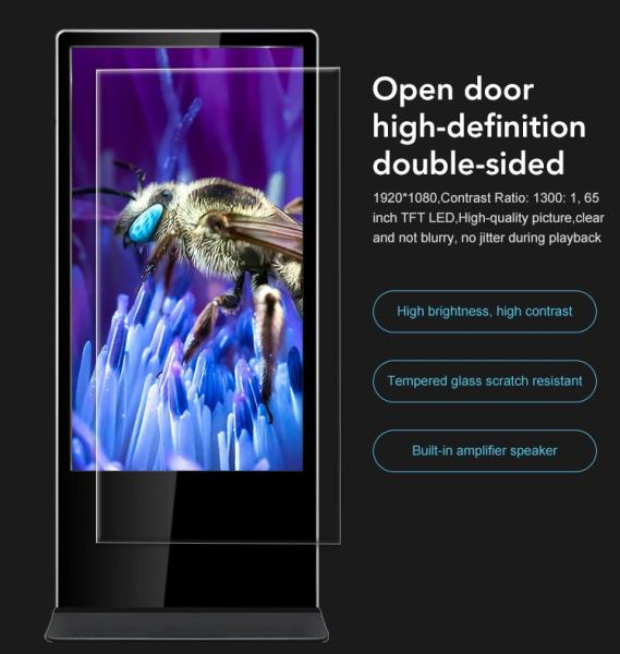 43inch/55inch android floor stand lcd touch screen advertising digital display player for advertising