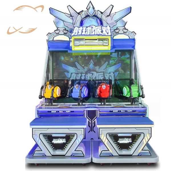 Shooting Monster Ticket Redemption Game Machine Four Players
