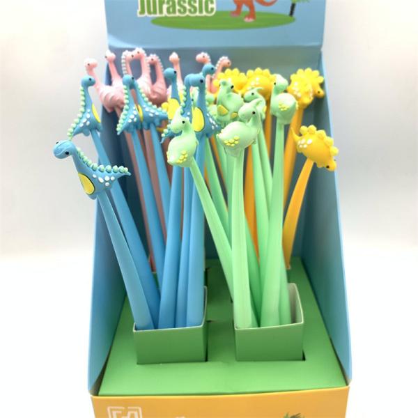 12 PCS Cute Pens, Animals Pens, Squishy Pens, Funny Cartoon Pens, Kawaii Stationery School Office Supplies, Purple Color, Seahorse Shaped, 0.5 Mm Fine Tip, Black Gel Ink