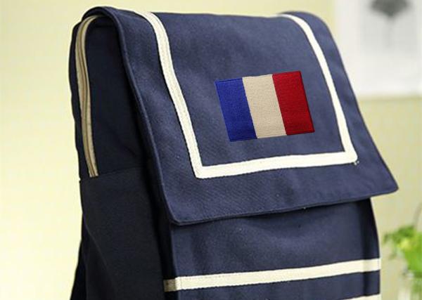Merrow Border 3D 6.2cm Japan Flag Patch Custom Jacket Patches