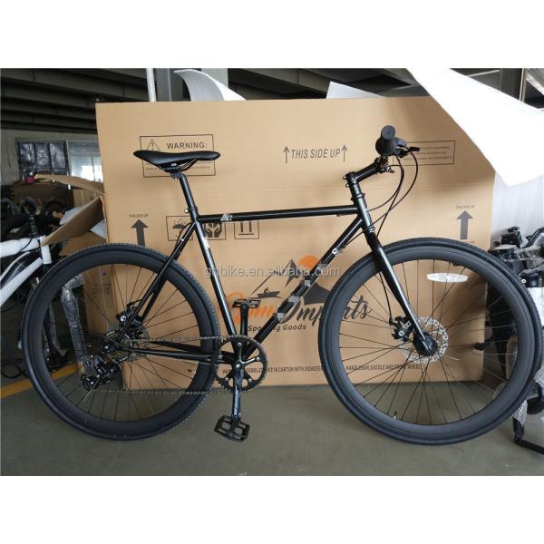 Shimano Gear Hard Frame Disc Brake OEM Chromoly 4130 Frame Mens Adult Hybrid City Cruiser Bicycle Road Bike