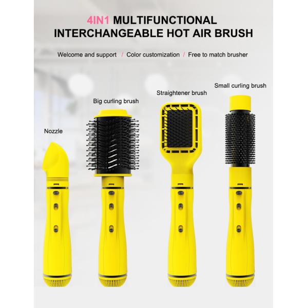 Набор щетки 4 фена для волос отрицательного иона отделяемый в 1 моторе 24V DC