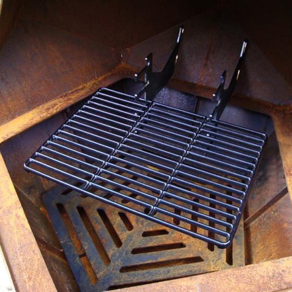 Da grade de aço do ASSADO de Corten do decaedro fogo exterior Pit And Barbecue Grill