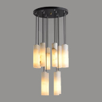 Декоративных ламп кухни AC265V потолочная лампа алебастра современных современных естественная мраморная