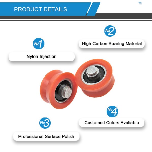 Aluminium Window Slide Door Roller Nylon Wheel