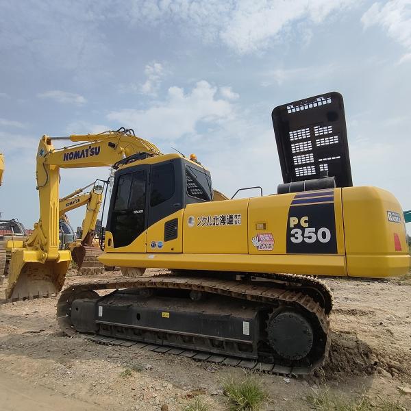 10210mm Altura 35Tons Komatsu Excavators Trilhas PC 350 Excavator 264KN
