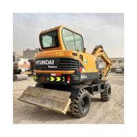 2019 Hyundai 60W-9 Excavadora de ruedas usadas con motor YANMAR y costo más barato en Corea