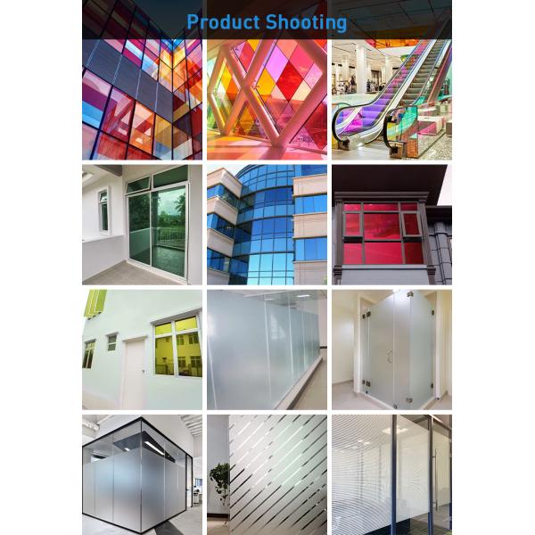 Строительная полосатая стеклянная пленка для маскировки конфиденциальности 2мл 1,52м х 30м