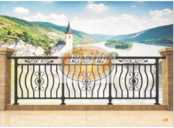 Galvanized Zinc Steel Railing for Indoor Outdoor Safety Fence