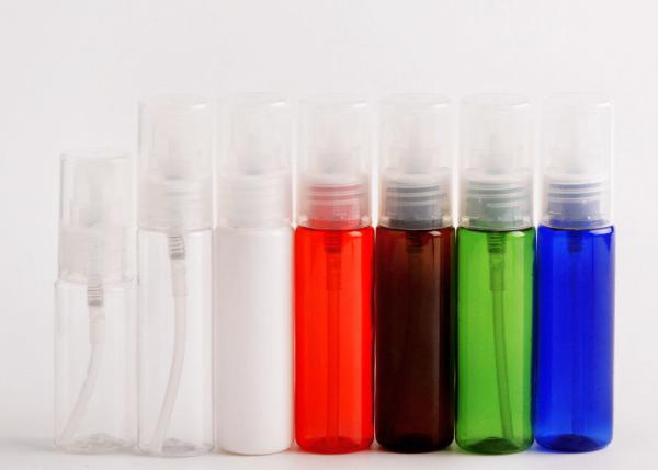 Garrafas cosméticas plásticas do animal de estimação coloridamente vazio portáteis com bomba do tratamento