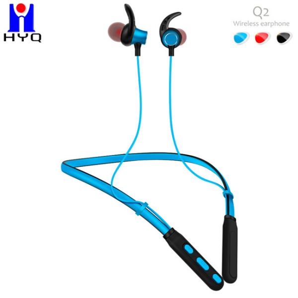 Multi Connection In Ear Neckband Headphones V5.1 Noise Cancelling Earbuds