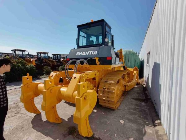 185 hp de segunda mão Bulldozer D6R Transmissão de mudança de potência com tensão de 12V