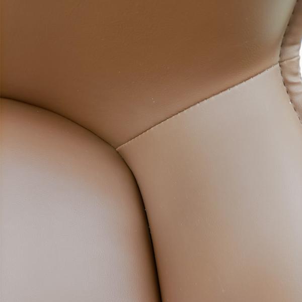 High Back Luxury Swivel Dining Chairs 180°  Contemporary PU Leather