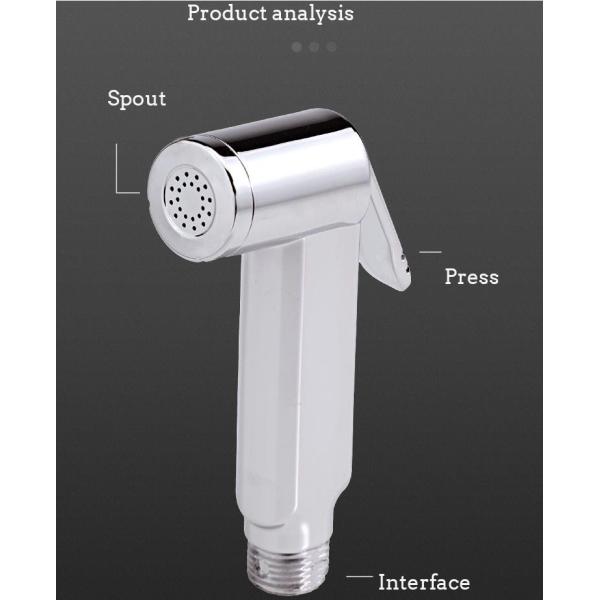 Contemporary Design Style ABS Plastic Shattaf Handheld Bidet Faucet for Wall Mounting