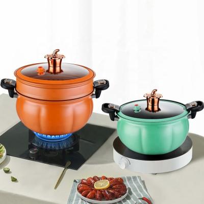 8l Large Capacity Iron Micro Pressure Cooking Pot  Maifan Stone Non Stick Coating