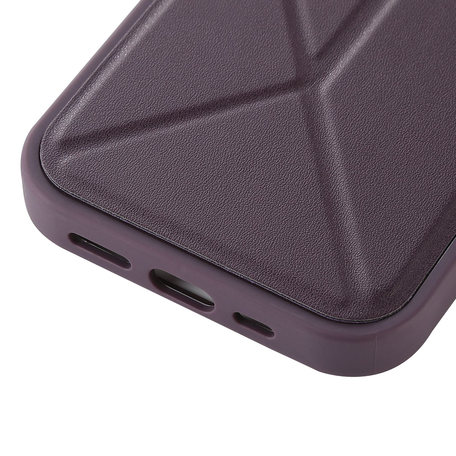For 15 Pro Max TPU+PC Case Stand Design Waterproof Shockproof Protective Mobile Phone Case