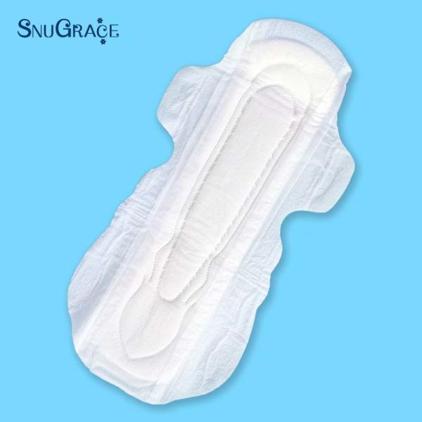 100% Cotton Super Absorbent Anion Sanitary Pads Soft Breathable Ladies Pads for Day