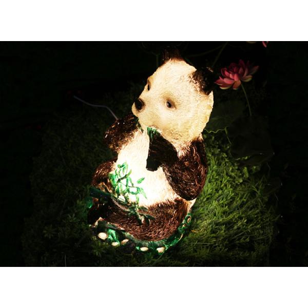 LED panda lights resin waterproof landscape lamp translucent animal outdoor park lawn lamp