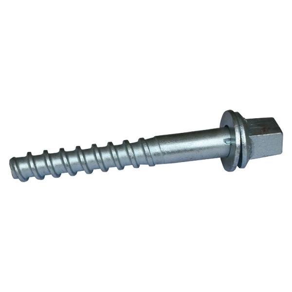 Threaded Screw Spike For Rail Fastening Systems Railway Cut Spikes Essential Rail Fasteners