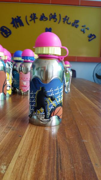 Stainless steel 400ml LFGB SGS toxin free lead free unbreakable children sports water bottles with dust proof caps