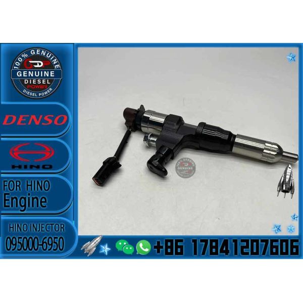 Injecteurs diesel Denso Buse Assy 095000-6951 095000-6952 095000-6593 095000-6950 Pièces pour excavatrice Hino J08 J05D Kobelco