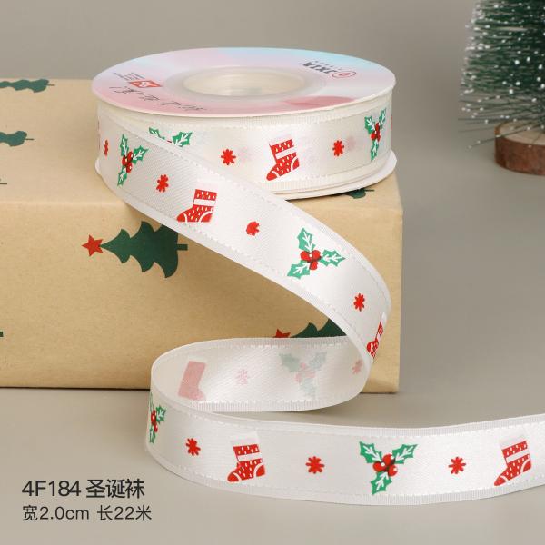 2 cm 2,5 cm fitas de Natal impressas ISO14001