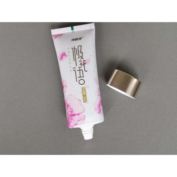 90 gramas de diâmetro oval tubo de dentífrico da impressão de offset de 35 * de 130.2mm com tampão de parafuso