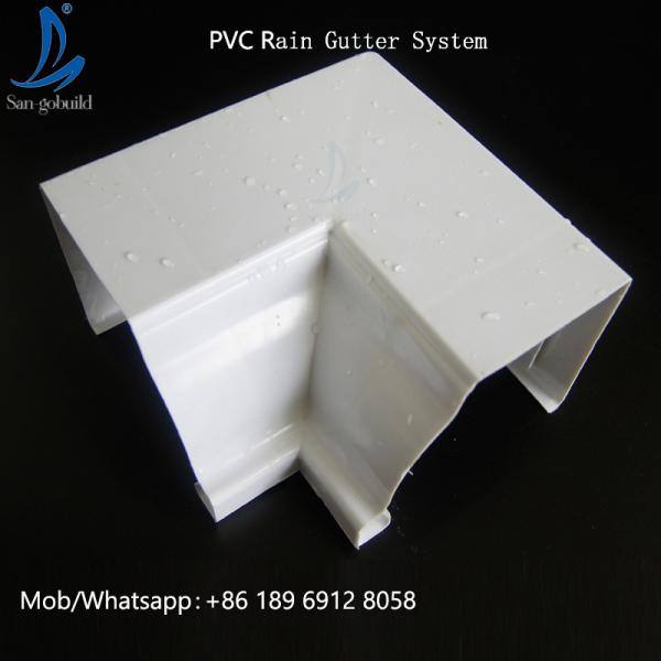 Philippines Vinyl Roof Rain Gutters, Malaysia PVC Plastic Rain Gutter Best Quality Supplier