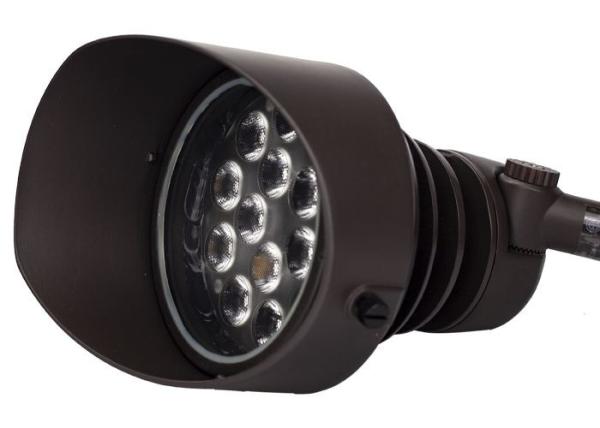 12V LED Garden Spotlights 35 Watt 35 ° Beam Angles Powder Coated Bronze Finish