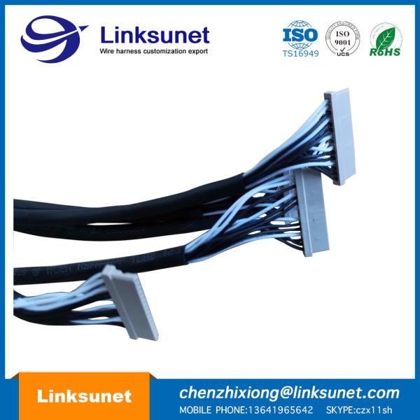 PA Custom Wiring Harness DF14 - 15S - 1.25C 15P PICH 1.25MM / HRS LVDS Display Cable