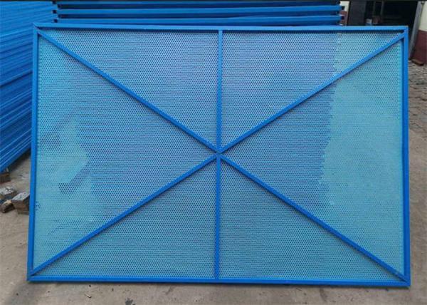 Fire Protection Formwork Screen Safety Systems 1mX1.8m For High Rise Building