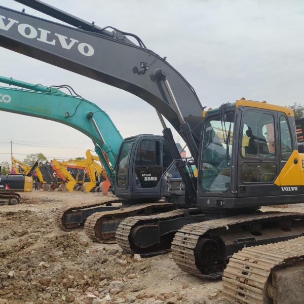 Original Used Excavator Hydraulic VOL EC210B 20 Ton Crawler Digger 107kwn with 1.25m3 bucket