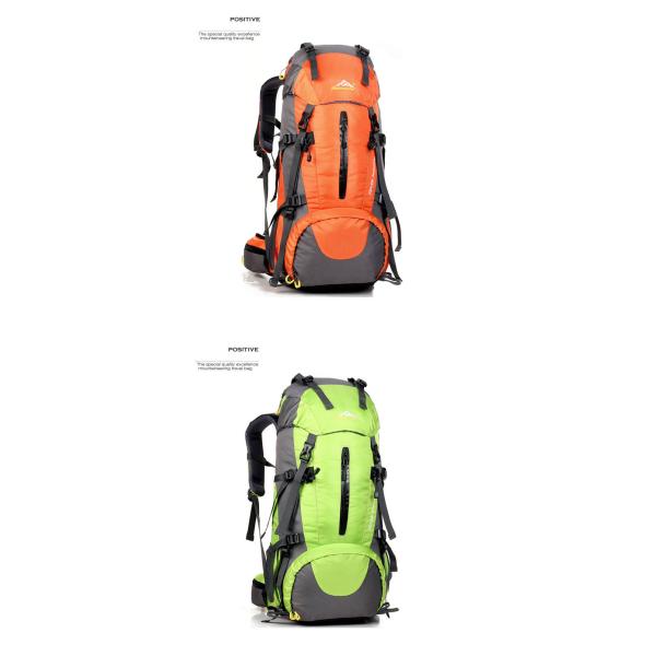 рюкзак альпинизма рюкзака сухой сумки зеленого цвета армии нейлона 36-55L располагаясь лагерем