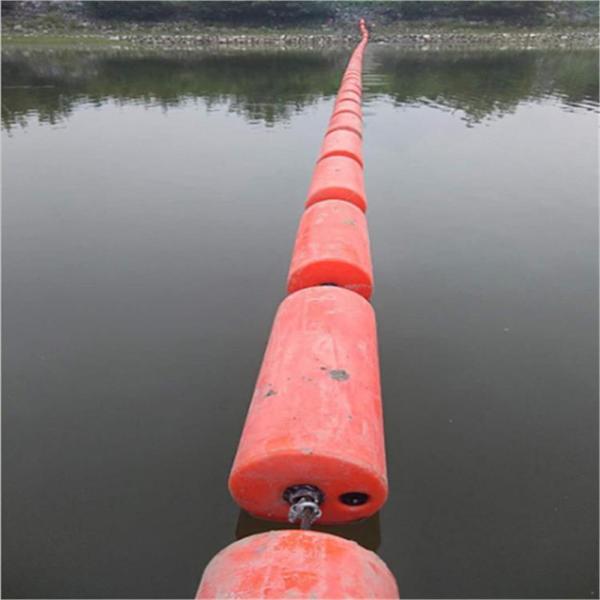 Sistema de barreira flutuante marinha cilíndrica Detritos Via d'água Boia Cochrane Boom