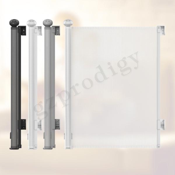 Baby Proof Infants Foldable Safety Gate Retractable Dog Gate For Doorway 84 Inch Retractable Mesh Gate