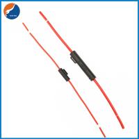 O fio impermeável selado conduz o suporte Inline atual do fusível para o fusível de vidro de 5x20 6x30