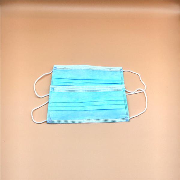 3 Ply Earloop Disposable Dust Mask / Blue Face Mask Surgical Disposable