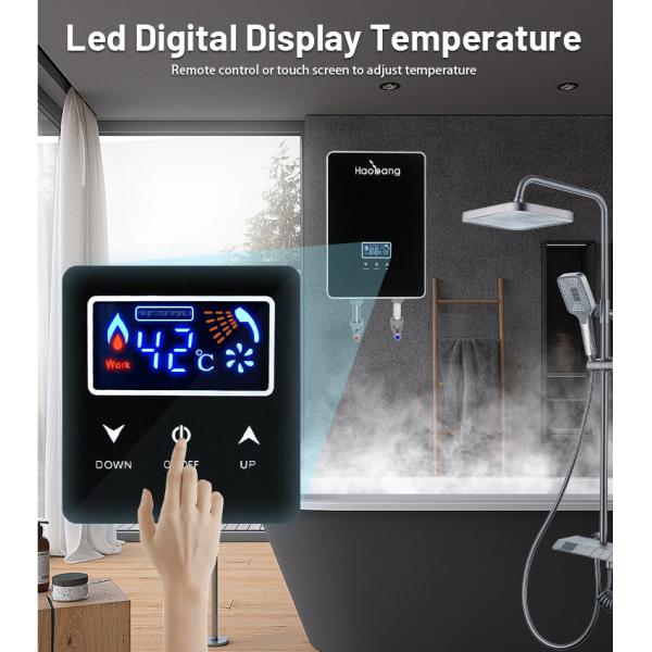Tankless Electric Water Heater Instant Shower Heater 6000W