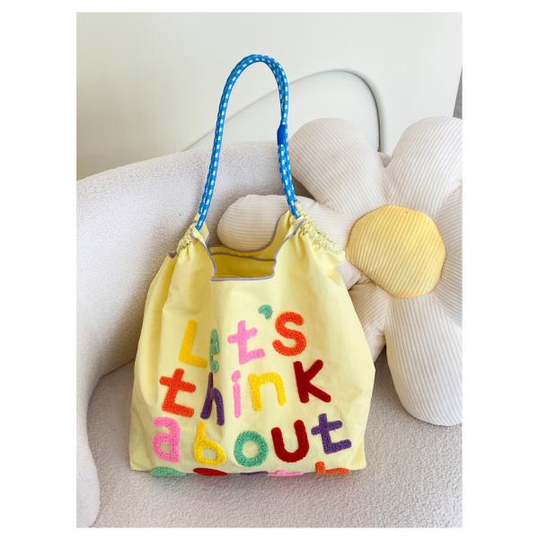 LARGE CAPACITY TOTE BAG KOREAN STYLE INS ALL-IN-ONE SHOULDER BAG FEMALE HAND CARRYING PORTABLE SHOPPING BAG