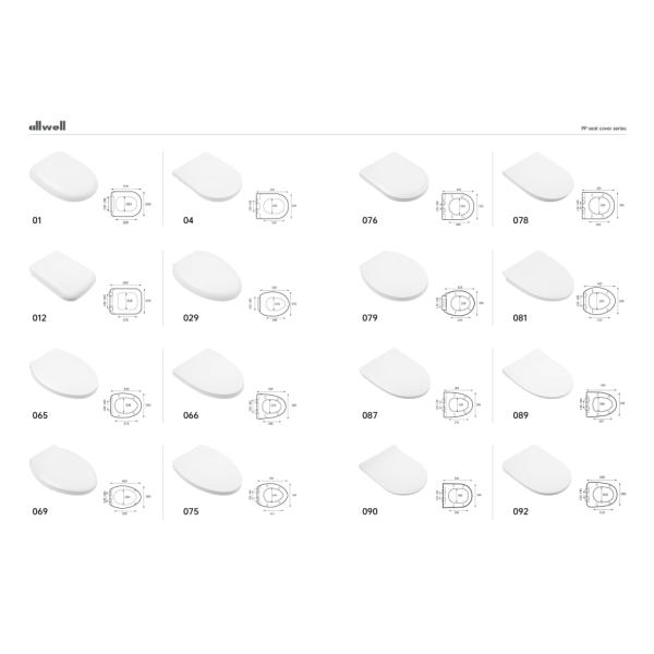 UF cubierta de asiento sanitario cerámica para baño