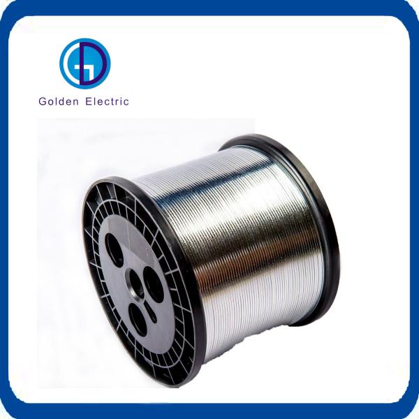 Silver Plated Copper Alloy Solar Ribbon Wire Burr Free For Solar Applications