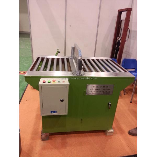 Table Type Rubber Cutter Hydraulic Single Blade Rubber Bale Cutter with 800 KG Weight