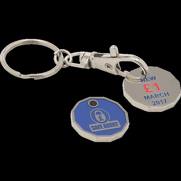 Stylish Trolley Coin Keychain – The Perfect Blend of Functionality and Design