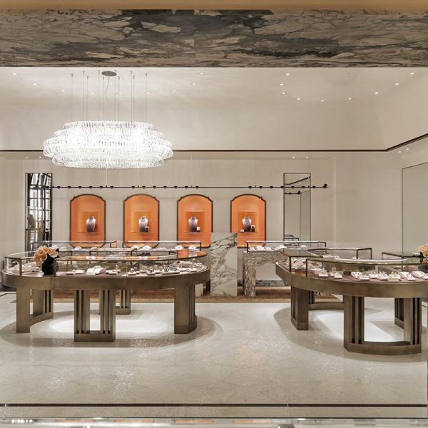 Kiosk Customized Design Jewelry Showcase For Brand Jewelry Store Furniture